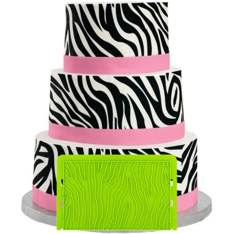 Bakewareind Zebra Stripe Pattern Onlay Texture Mat Mould – Bakeware India