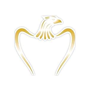 SIGNOOGLE Vector Eagle Gold Graphics 3D Sticker for Royal Enfield ...