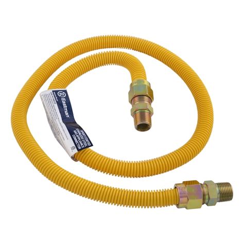 EASTMAN 48-in 1/2-in MIP Inlet x 1/2-in MIP Outlet Stainless Steel Gas ...