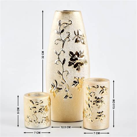 Buy Stellar Fantasy Polyresin Vase and T-Light Holders from Home Centre ...