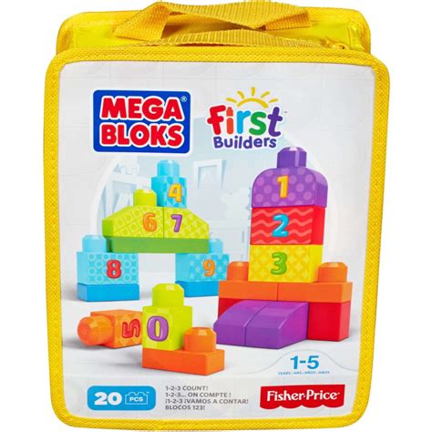 Mega Bloks First Builders 1-2-3 Count มานับ 1 2 3 และมาต่อตัวต่อเสริม ...