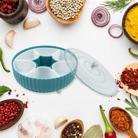 Shop 360° Revolving Spice & Dry Fruit Box | DeoDap – onlinetrade.co.in