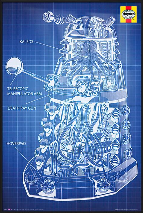 Doctor Who - Framed TV Show Poster Dr. Who Dalek India | Ubuy