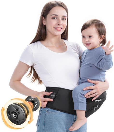 Amazon.com : Tushbaby Lite - Safety-Certified Hip Seat Baby Carrier ...