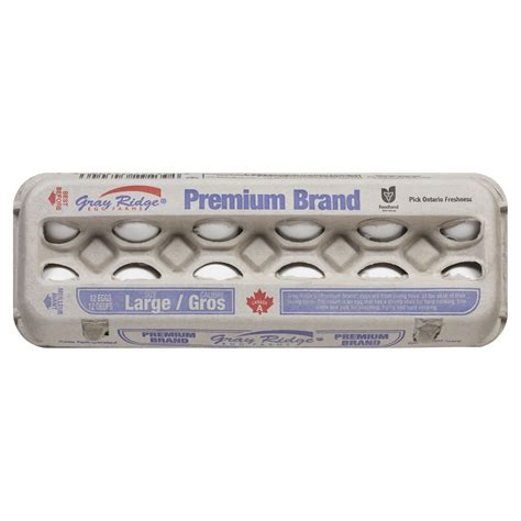 Buy Gray Ridge Premium White Eggs Grade A Large 12 Count | Sobeys Inc.