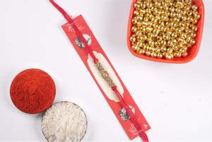 Indian Petals Designer IP-RK-1190-5-P4 Yarn Rakhi Set Price in India ...