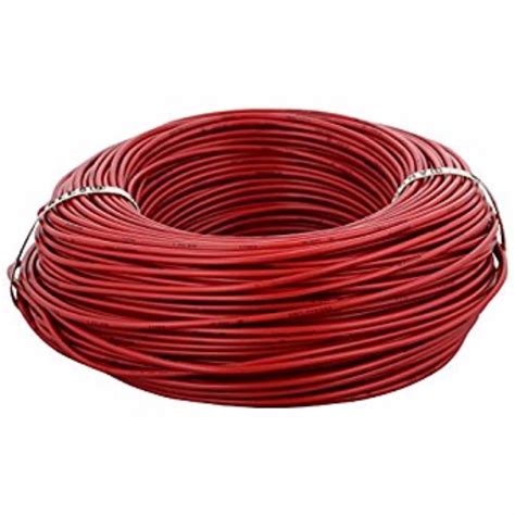 Mescab 6 sq. mm 90 mtr PVC Wire - Red : Amazon.in: Home Improvement