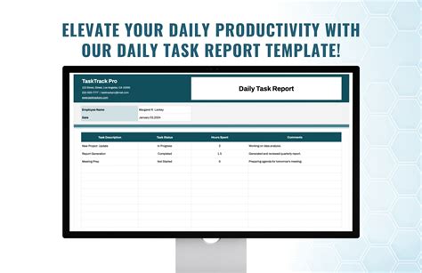 Daily Task Report Template 的图像结果