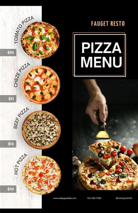 Pizza Restaurant Menus Examples 的图像结果