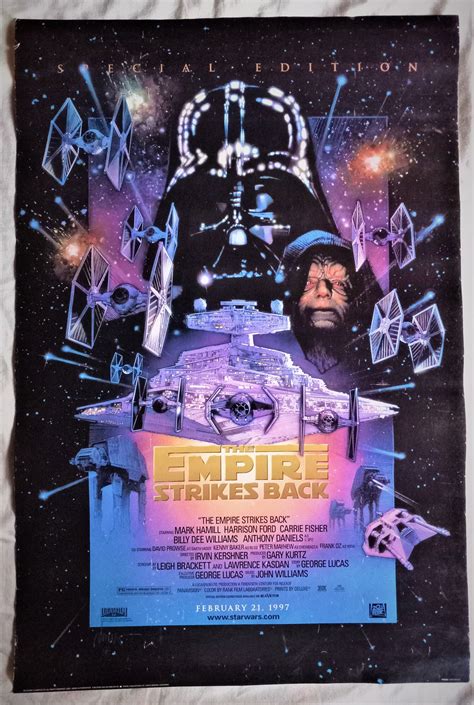Star Wars Empire Strikes Back Special Edition Movie Poster - Rare ...