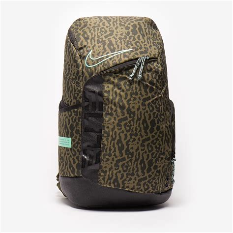Nike Hoops Elite Pro Printed Backpack (32L) - Medium Olive/Black/Green ...