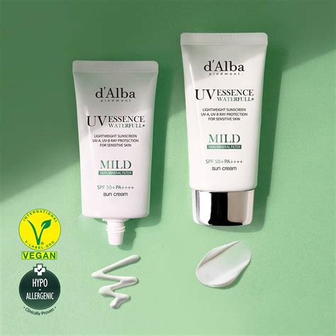 D'Alba Waterfull Mild Sun Cream 50ml | Maccaron