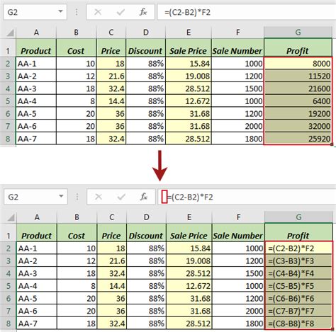 Excel Formula 的图像结果