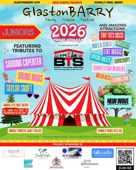 GlastonBARRY Juniors 2026 – Single Pass – Mack Events – Official Store