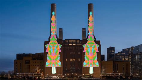 Apple Lights Up Battersea Power Station With iPad-Designed Christmas Trees - All About The Tech ...