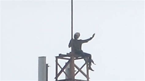 Drunk man climbs mobile phone tower in Maharashtra, demands wife's ...