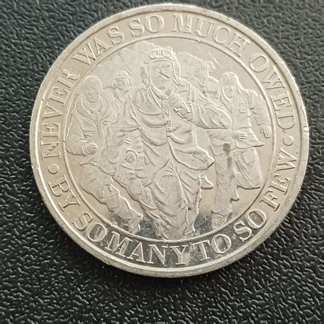 ½ Crown 2020 - (R.A.F.; Churchill's Famous Words) - Gibraltar – Hobby ...