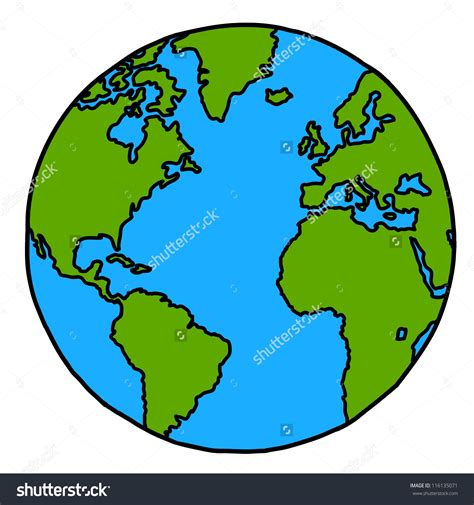 Cartoon Drawing Of Earth at Charlotte Stretton blog