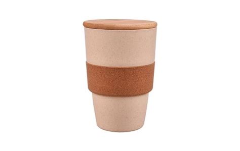 Custom Eco-Friendly Cork Mug 450ml | Personalised with name and logo