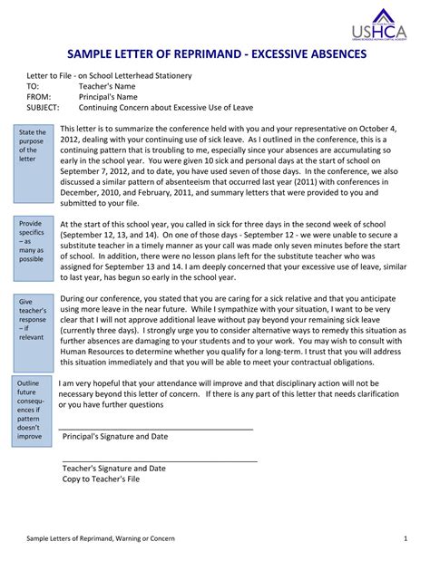 10+ FREE Letters of Reprimand Samples & Templates in MS Word | PDF