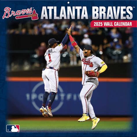 Atlanta Braves 2024-2025 12" x 12" Team Wall Calendar