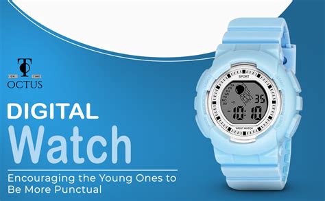 Buy ON TIME OCTUS Plastic Unisex Digital Boy's and Girl's Watch Digital ...