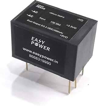 Easy Power AC-DC Dual Output 230V Mains to 5V-3.3V Step Down Buck ...