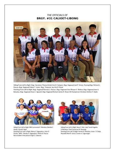 Image result for Basic Interview Questions About Barangay