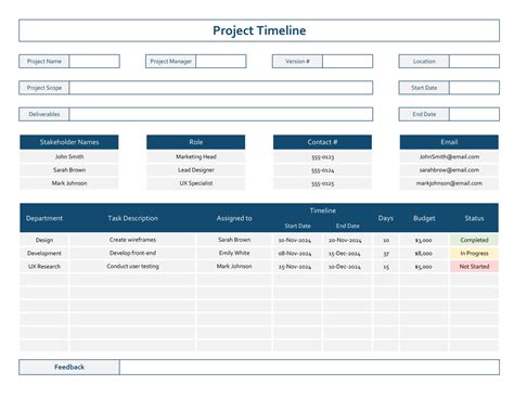 Image result for Project Budget Template Excel