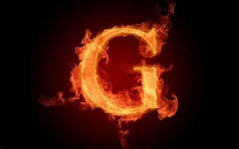 g wallpaper letter love
