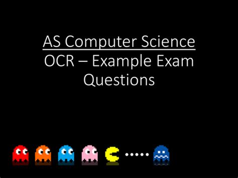 Image result for Computer Science OCR 9. Mark Question Structure