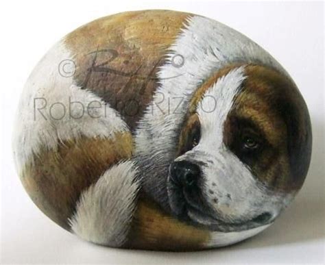 Rock Painting Dogs 的图像结果