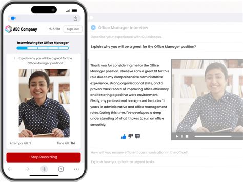 Image result for One Way Video Interview Questions