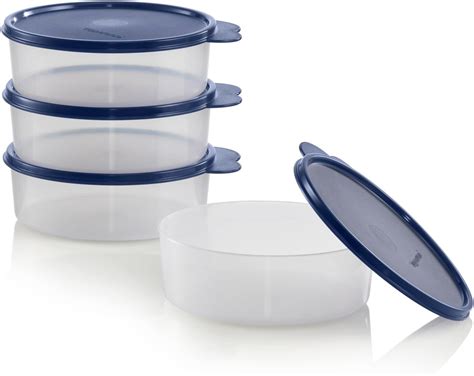Amazon.com: Tupperware Big Wonders 2 Cup Food Storage Bowl Set of 4 ...