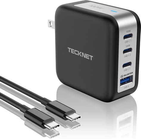 TECKNET 100W USB C Wall Charger, GaN Ⅲ Portable India | Ubuy