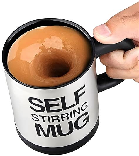 Buy Stainless Steel Coffee Mug for Home Office Use Self String Coffee ...