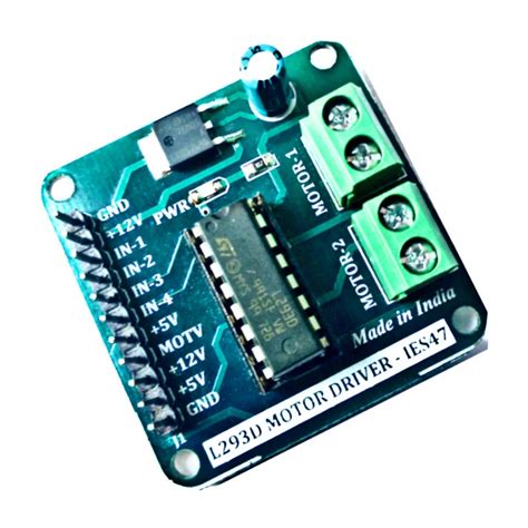 Generic L293D Motor Driver Module for 8051, PIC, ARM and Arduino ...