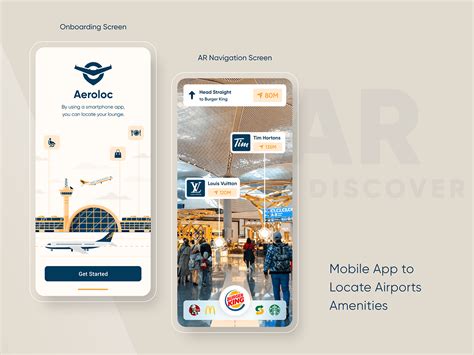 AR Airport Navigation App UI design :: Behance
