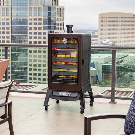 Pit Boss 7-Series Electric Wood Pellet Vertical Smoker, Copperhead ...