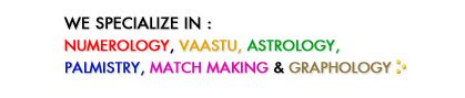 Numerology,Astrology,Graphology,Palmistry,Vaastu,Nameology India ...