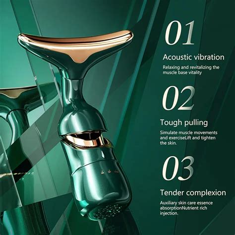 3in1- face Massager Machine for Facial Roller for Glowing Skin with Ja ...