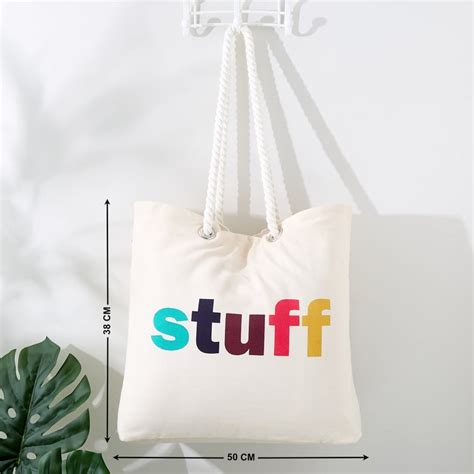 Buy Minerals Cotton Printed Tote Bag from Home Centre at just INR 499.0