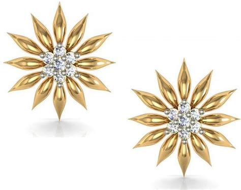 Gold Earrings - Best Fancy Latest Gold Earring Designs/Gold Ear Tops ...