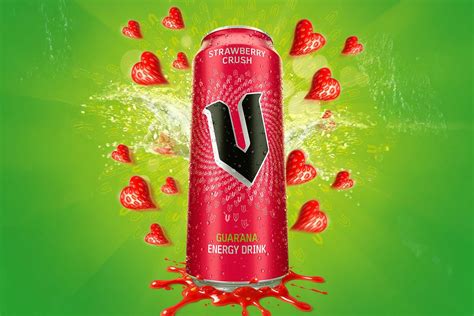 V Energy's Strawberry Crush for a sweet full-sugar strawberry taste