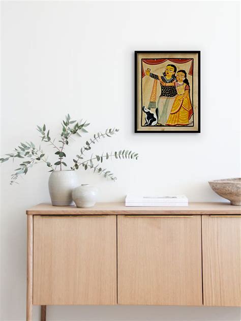 Buy Modern Life in Kalighat Painting – Traditional Folk Art