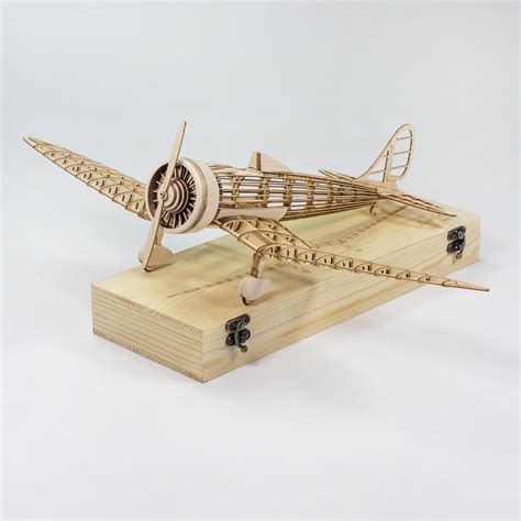 Buy Viloga 3D Wooden Puzzles Airplane 1:31 KA-14 Fighter, Laser-Cut ...