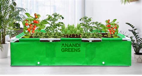Anandi Green's HDPE UV Protected 360 GSM Rectangular Plants Grow Bag ...