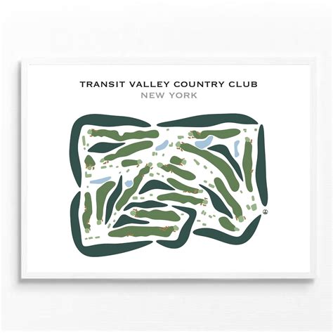 Buy the best printed golf course Transit Valley Country Club, New York ...