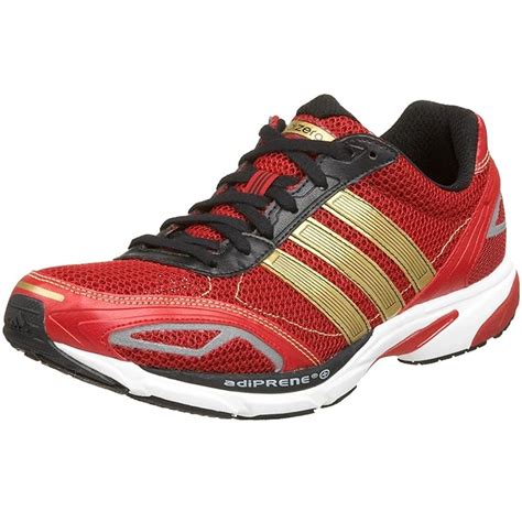 Buy adidas Men's adiZero Ace Running Shoe,Pure Red/Gold/Black,6.5 M at ...
