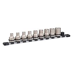 Torx Socket Set for Impact Wrenches (with Holder) HATXE409 | TONE ...